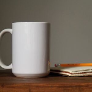 AI Helper ceramic coffee mug