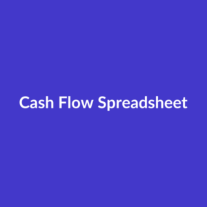Cash flow and budget spreadsheet for Excel and Google Sheets