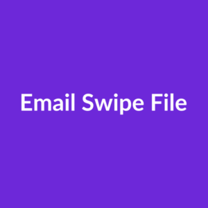 Email marketing swipe file and templates