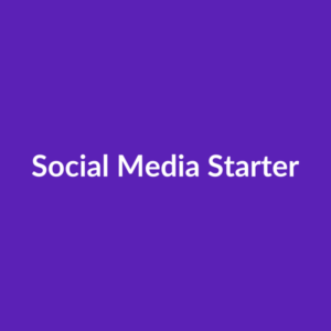 Social media management Starter package for small business